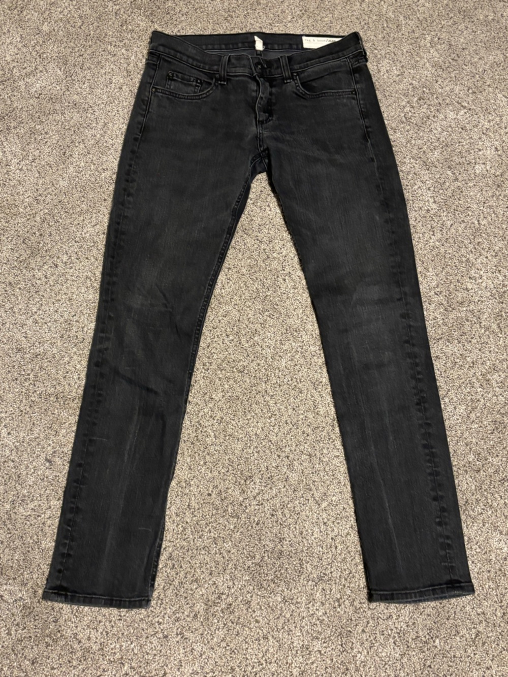 rag & bone Tomboy Black Skinny Jeans